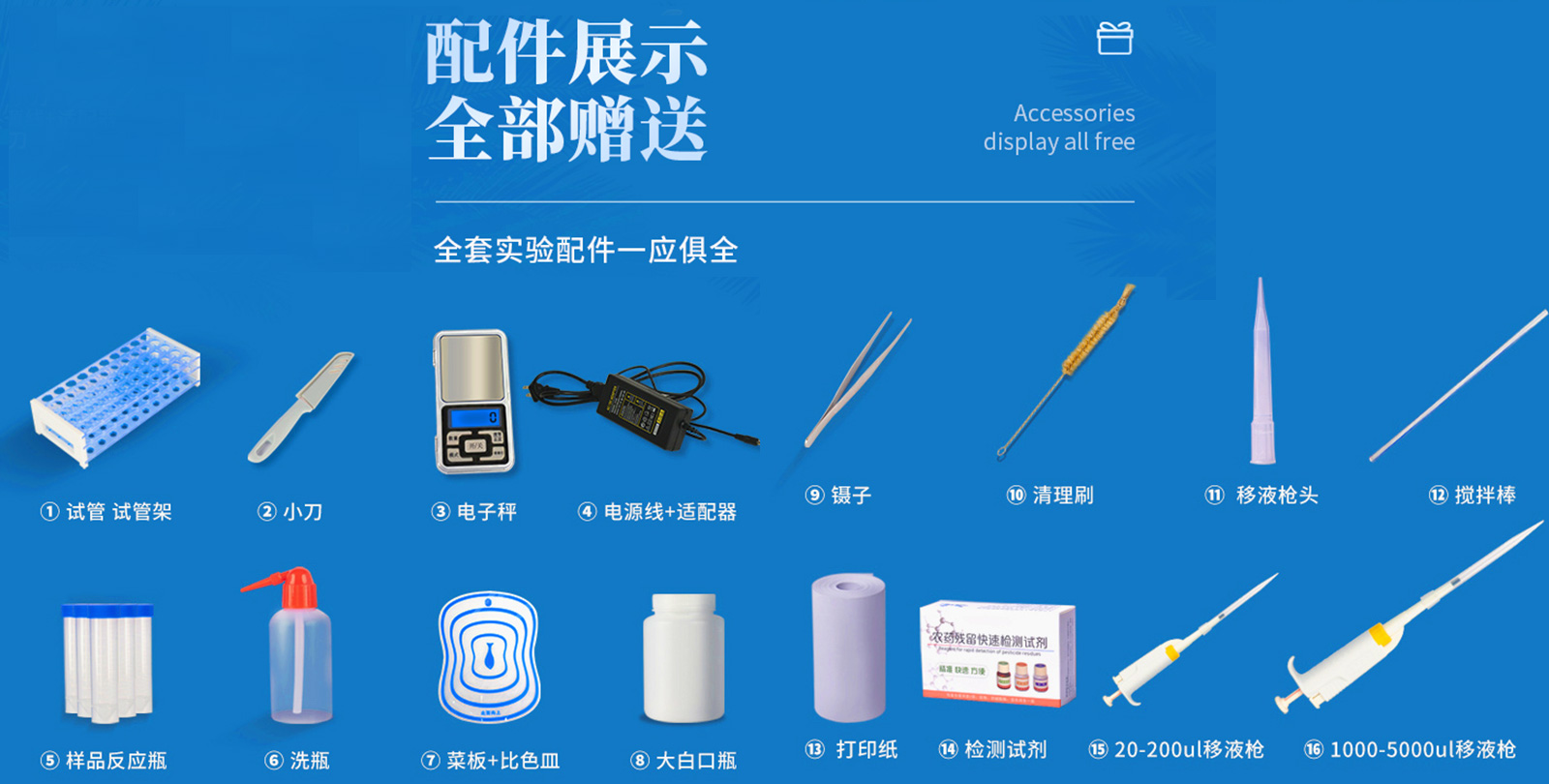 多通道農藥殘留檢測儀